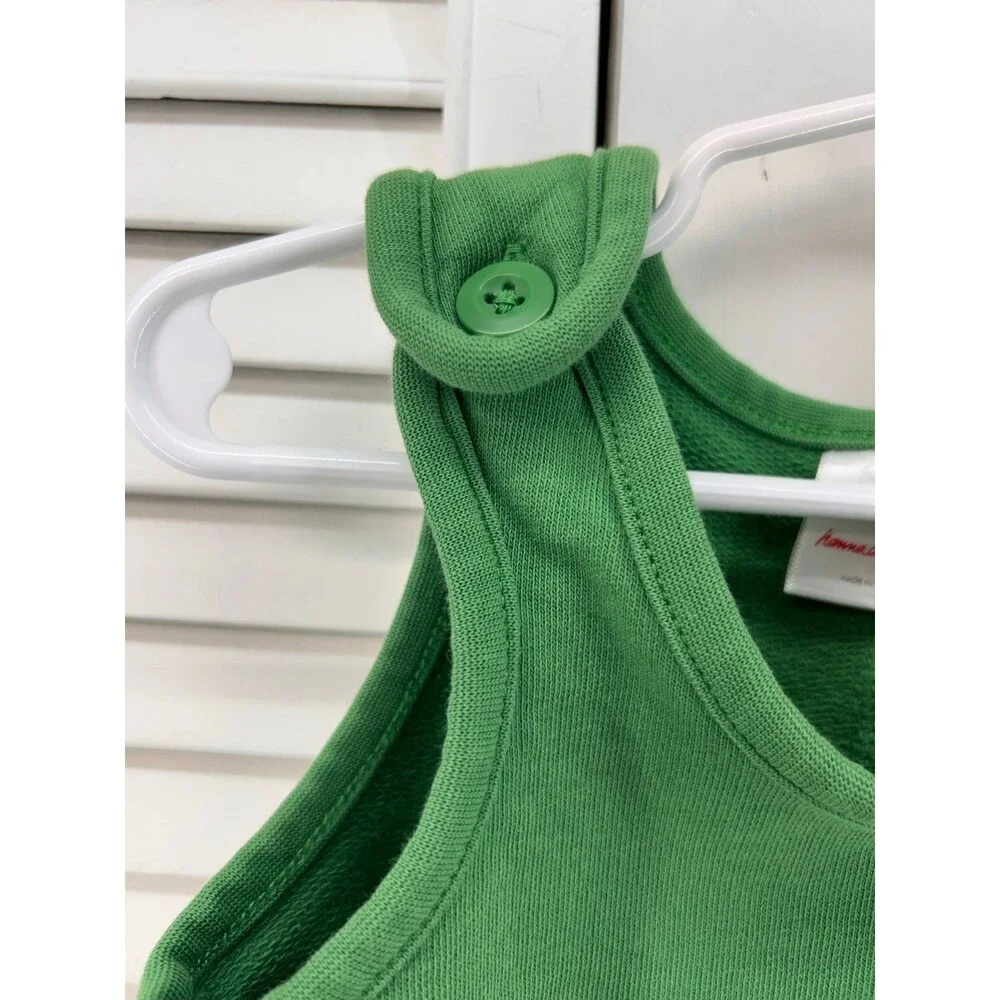 Hanna andersson size 75 12-18M green Romper - Picture 4 of 7